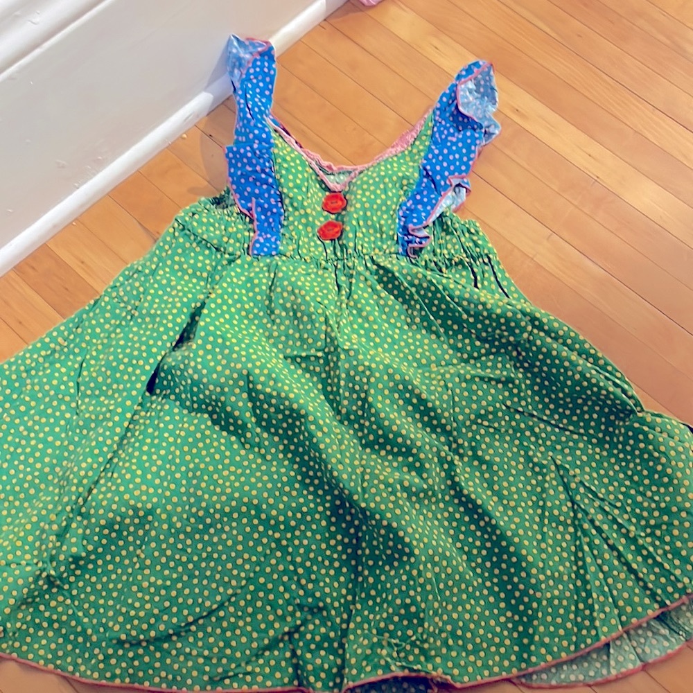 Vintage boo foo woo girls dress size 130